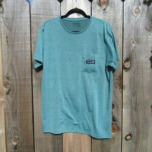 Patagonia Hybrid LBYG Slim Fit Responsibili-Tee Pocket T-Shirt Men's Size Large